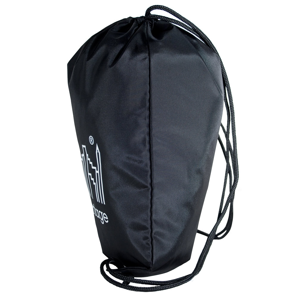 Drawstring Backpack Black - Manhattan Portage