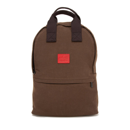 Waxed Nylon Governors Backpack Dark Brown - Manhattan Portage