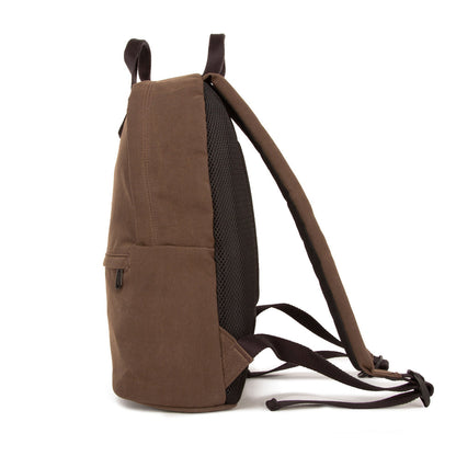 Waxed Nylon Governors Backpack Dark Brown - Manhattan Portage