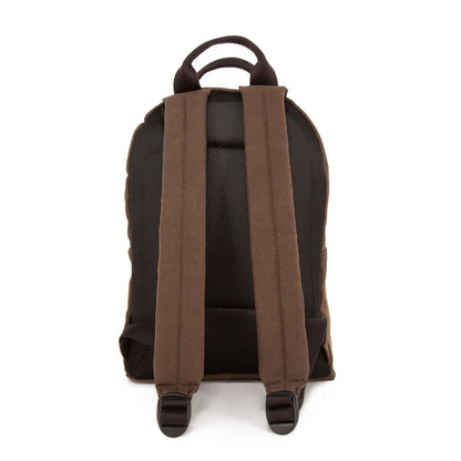 Waxed Nylon Governors Backpack Dark Brown - Manhattan Portage