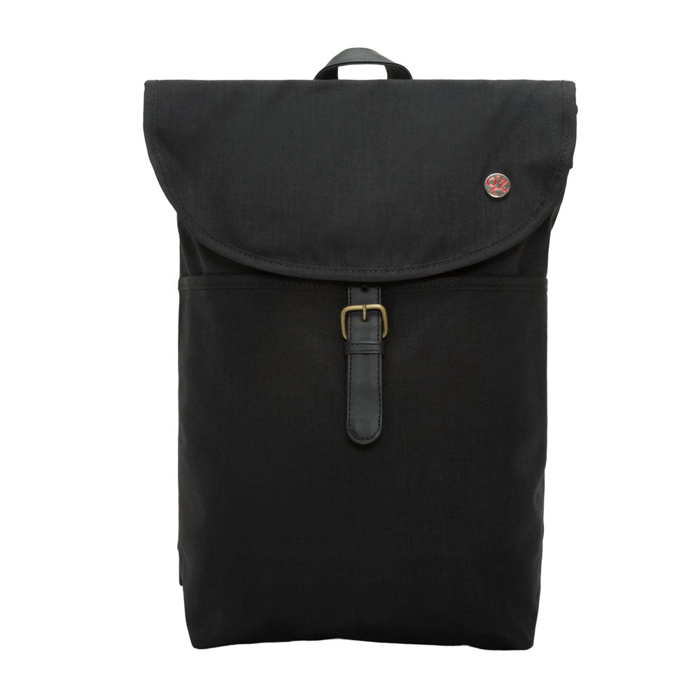 Waxed Nylon Bergen Backpack Black - Manhattan Portage