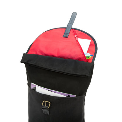 Waxed Nylon Bergen Backpack Black - Manhattan Portage