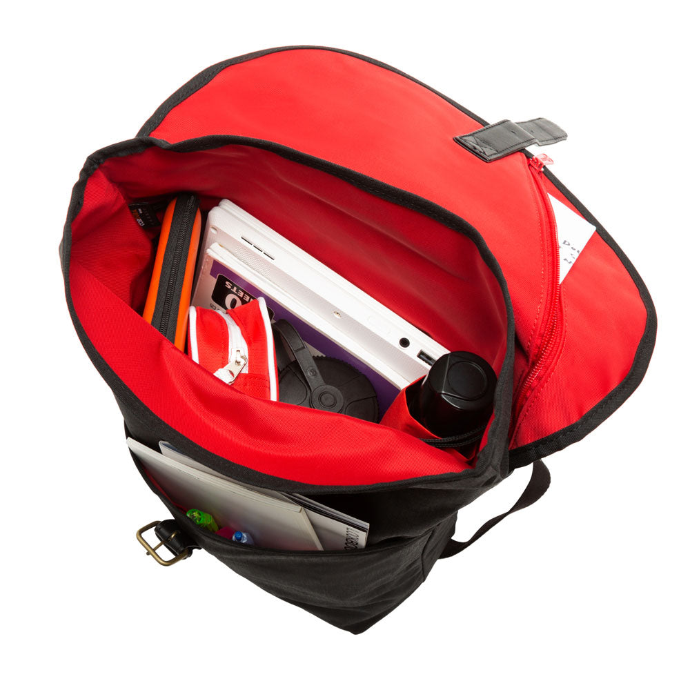 Waxed Nylon Bergen Backpack Black - Manhattan Portage