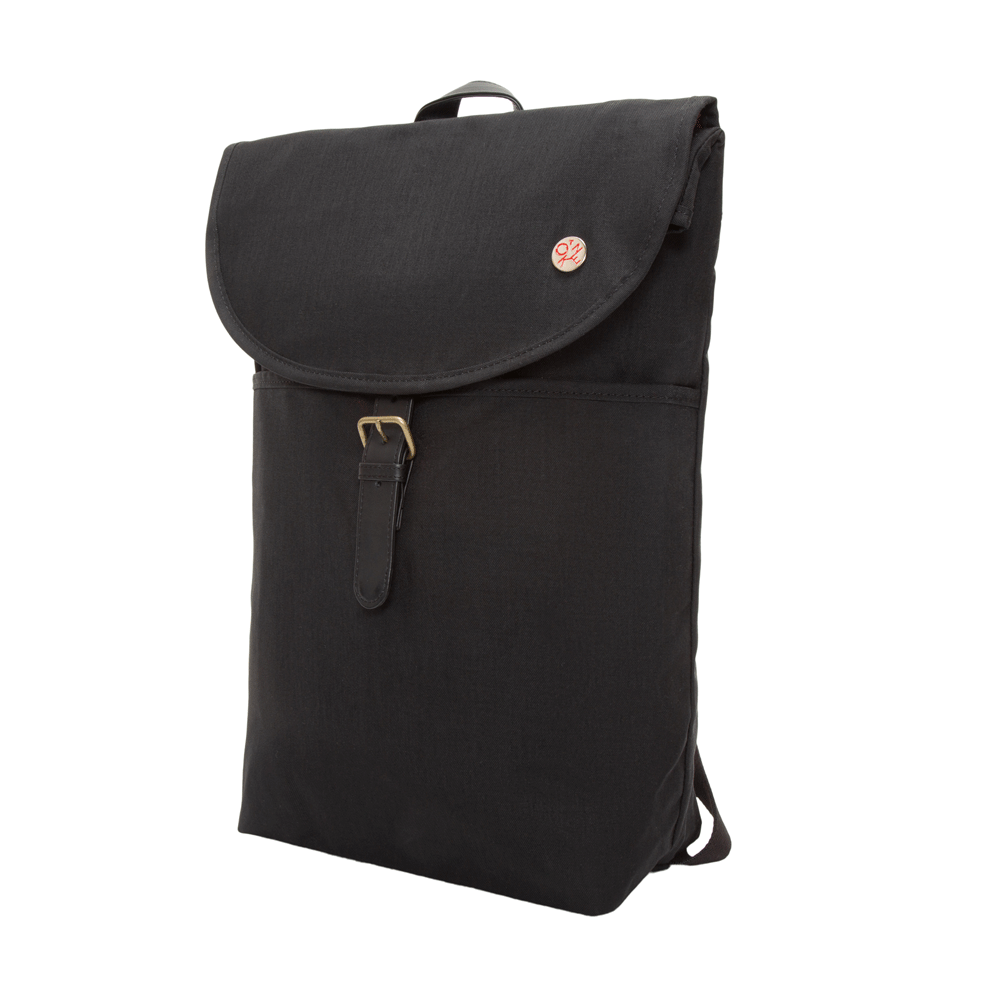 Waxed Nylon Bergen Backpack Black - Manhattan Portage