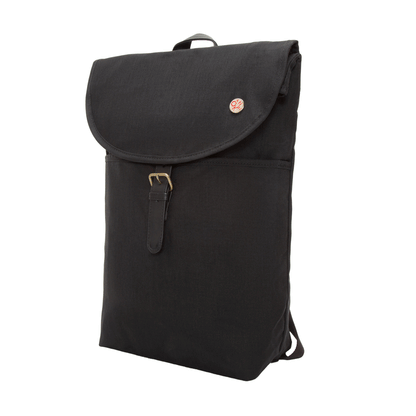 Waxed Nylon Bergen Backpack Black - Manhattan Portage