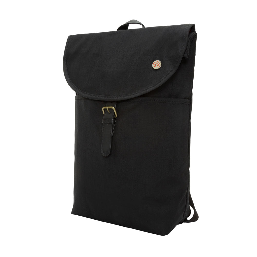 Waxed Nylon Bergen Backpack Black - Manhattan Portage