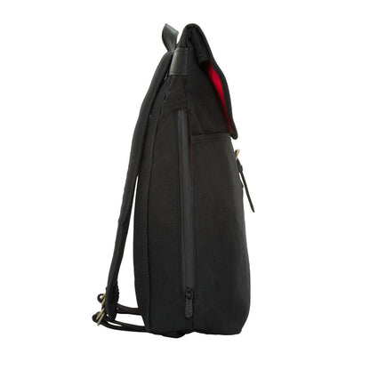 Waxed Nylon Bergen Backpack Black - Manhattan Portage