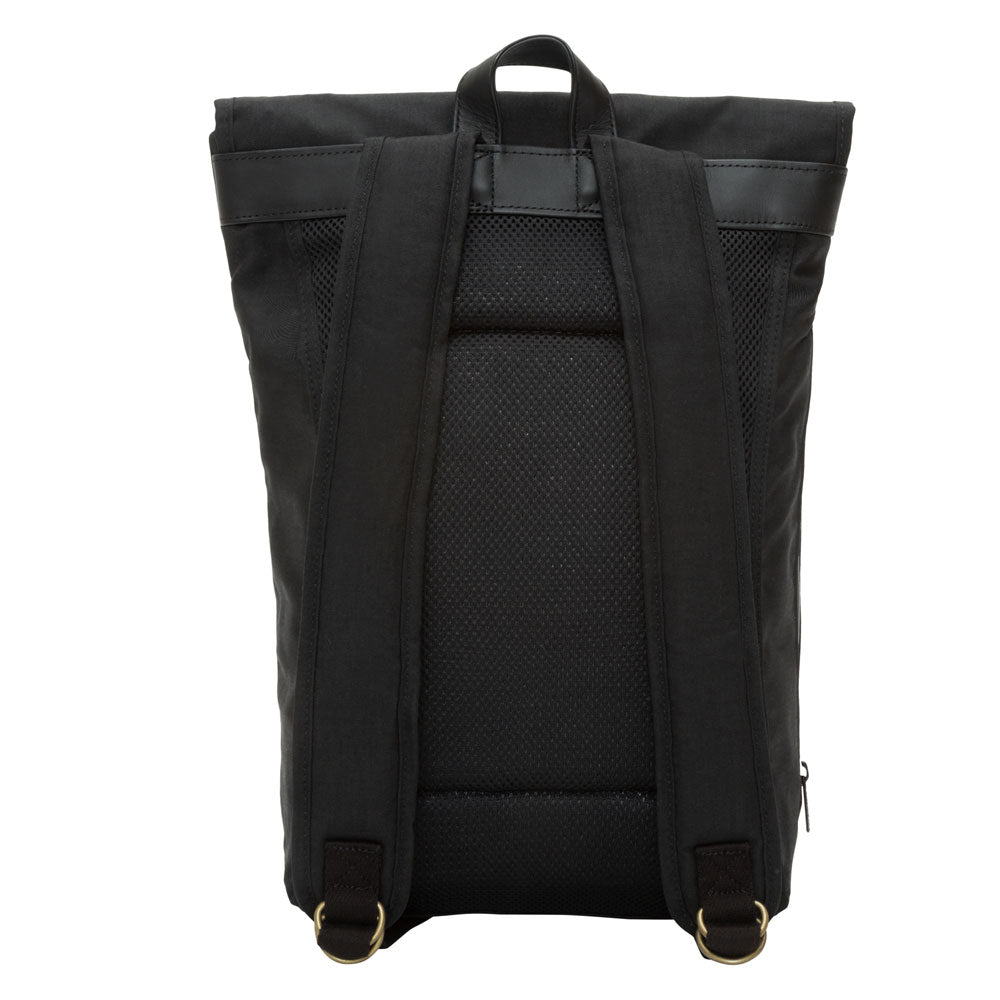 Waxed Nylon Bergen Backpack Black - Manhattan Portage