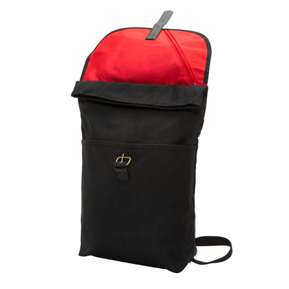 Waxed Nylon Bergen Backpack Black - Manhattan Portage