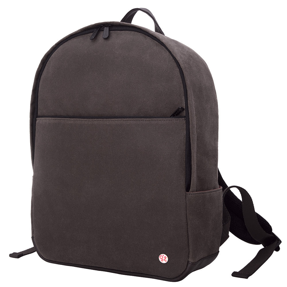University Waxed Backpack Dark Brown - Manhattan Portage