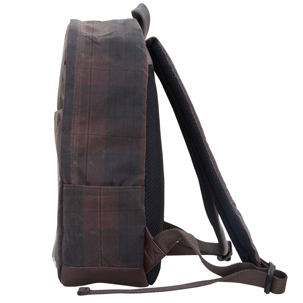 University Waxed Backpack Dark Brown - Manhattan Portage
