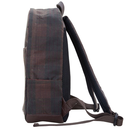 University Waxed Backpack Dark Brown - Manhattan Portage