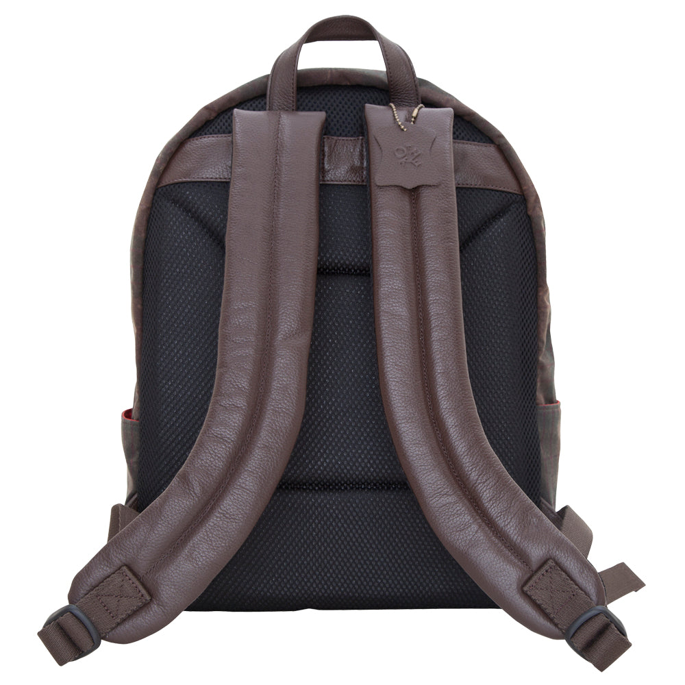 University Waxed Backpack Dark Brown - Manhattan Portage