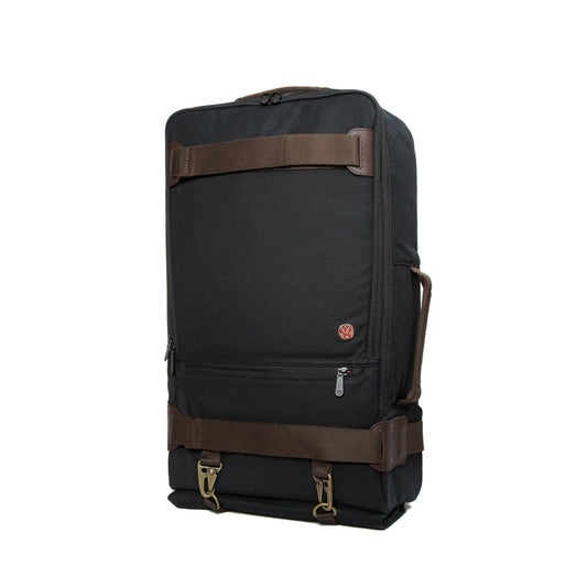 Waxed Dekalb Backpack Black - Manhattan Portage