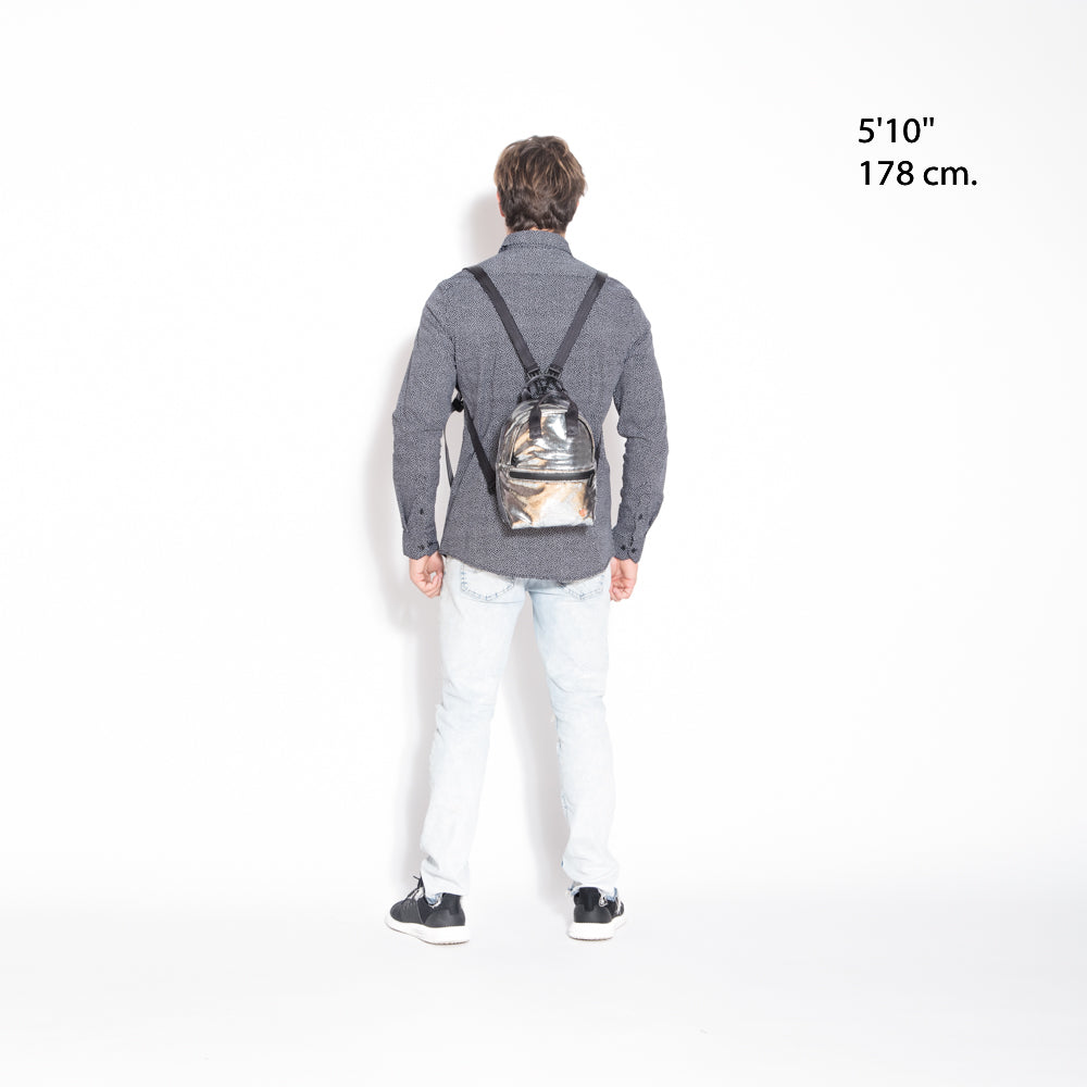 Foil Euclid Backpack Silver - Manhattan Portage