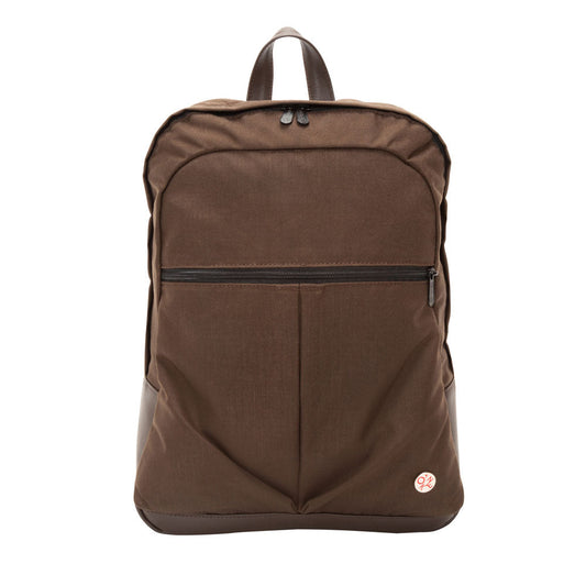 Waxed Nylon Woodhaven Backpack Dark Brown - Manhattan Portage