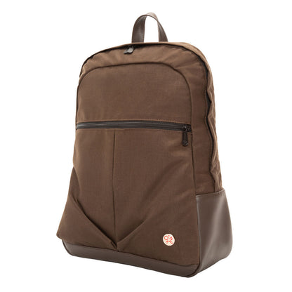 Waxed Nylon Woodhaven Backpack Dark Brown - Manhattan Portage