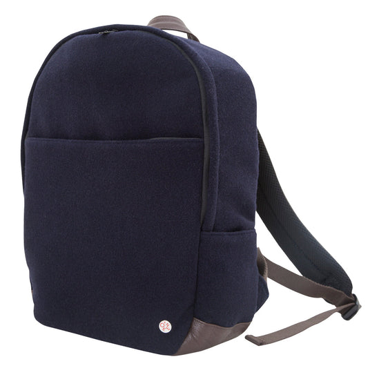 University Wool Backpack Navy - Manhattan Portage