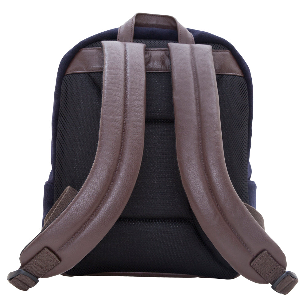University Wool Backpack Navy - Manhattan Portage