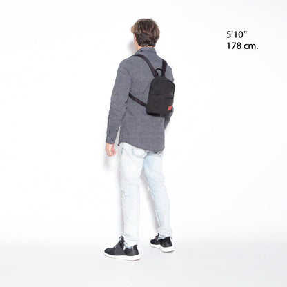 Waxed Nylon Randall's Island Backpack Black - Manhattan Portage
