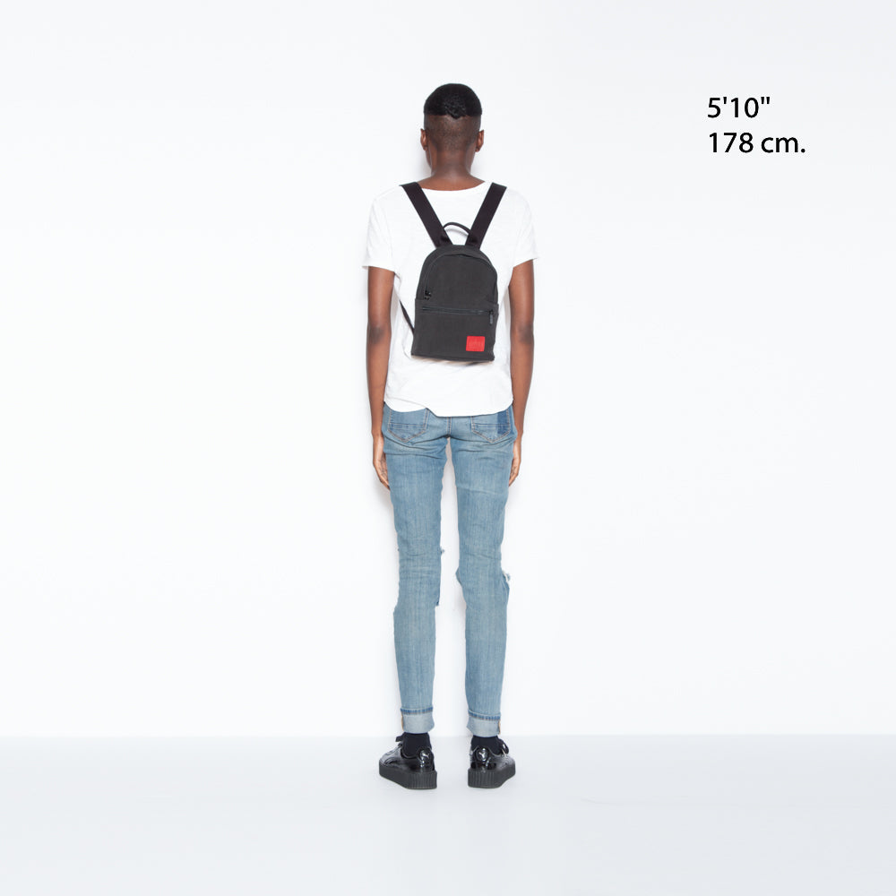 Waxed Nylon Randall's Island Backpack Black - Manhattan Portage
