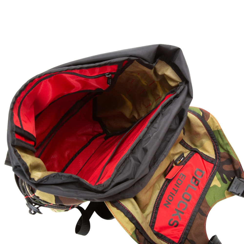 Dblocks Hiker Backpack CAM/RED - Manhattan Portage