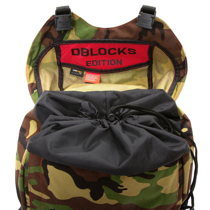 Dblocks Hiker Backpack CAM/RED - Manhattan Portage