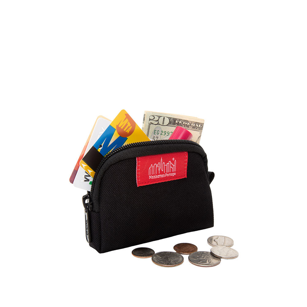 Coin Purse W/Divider Black - Manhattan Portage