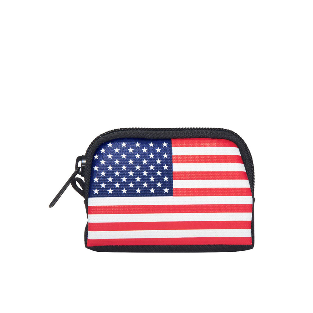 Stars and Stripes Coin Purse Black - Manhattan Portage