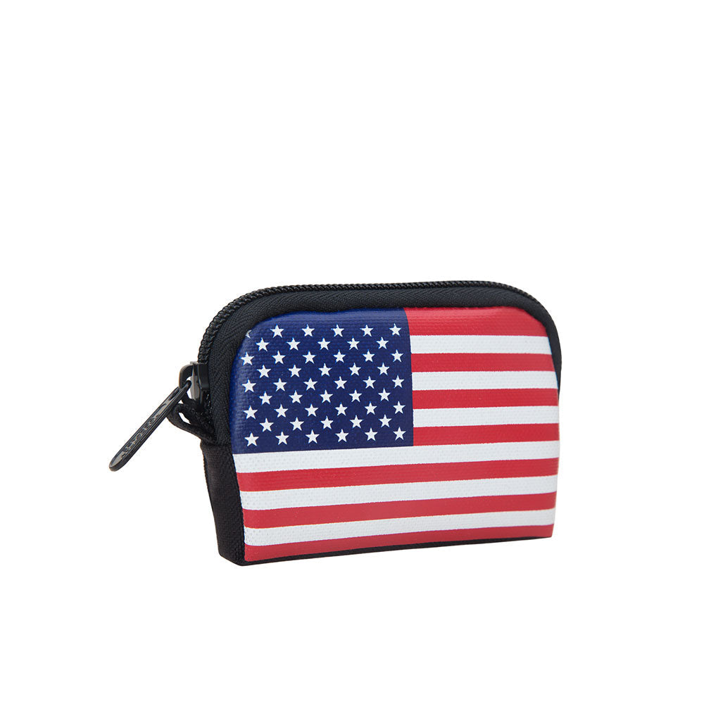 Stars and Stripes Coin Purse Black - Manhattan Portage