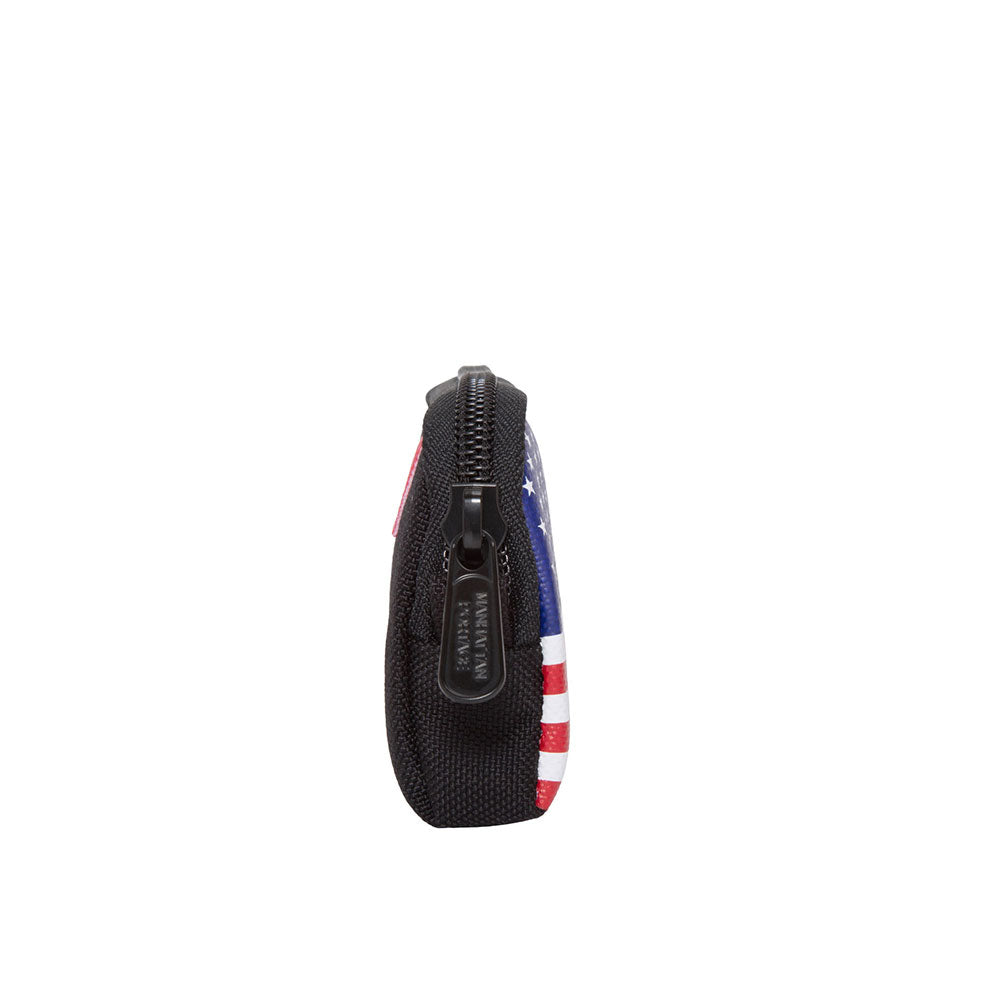 Stars and Stripes Coin Purse Black - Manhattan Portage