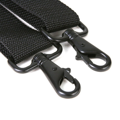 Leather Shoulder Strap Black - Manhattan Portage
