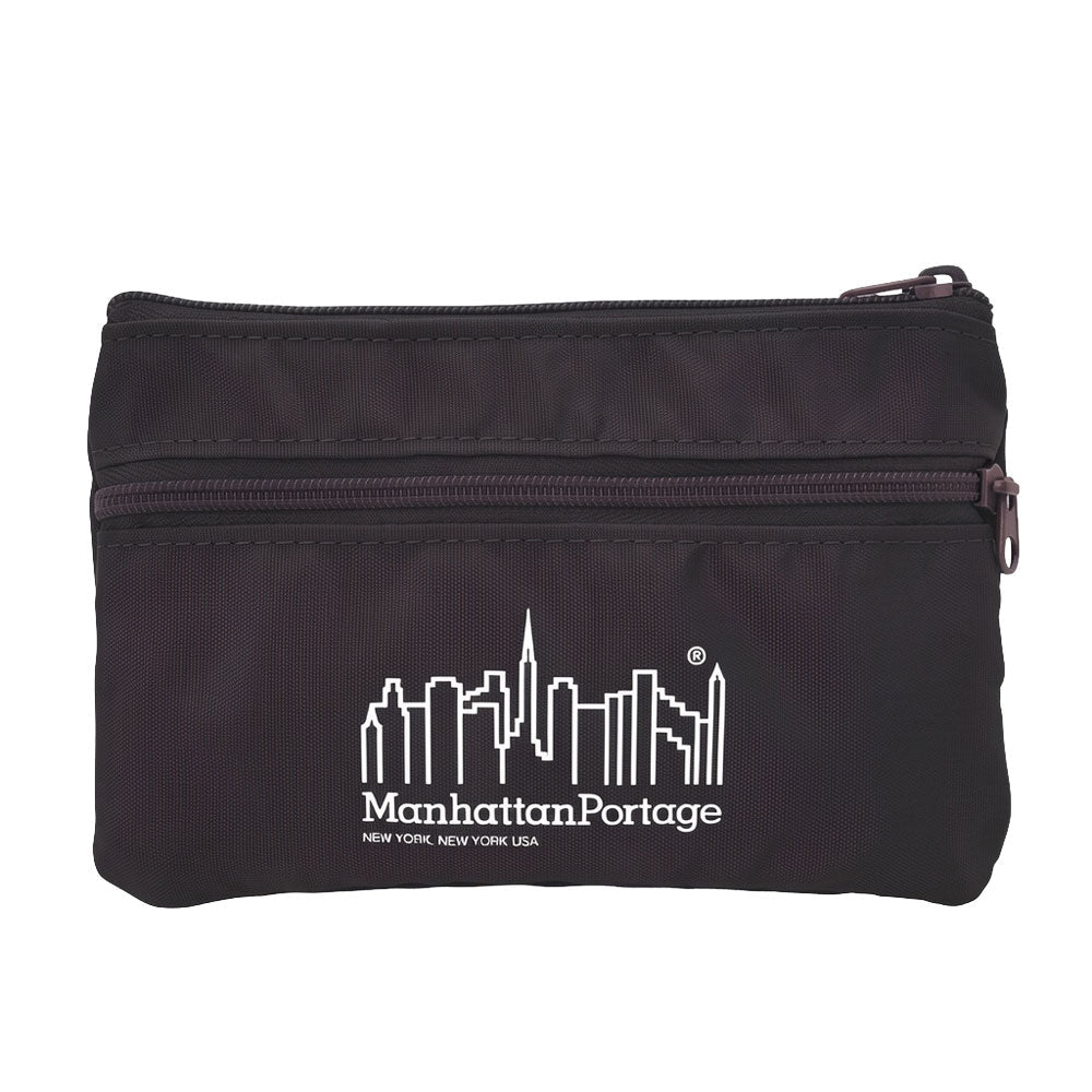 Double Zipper Pouch Black - Manhattan Portage