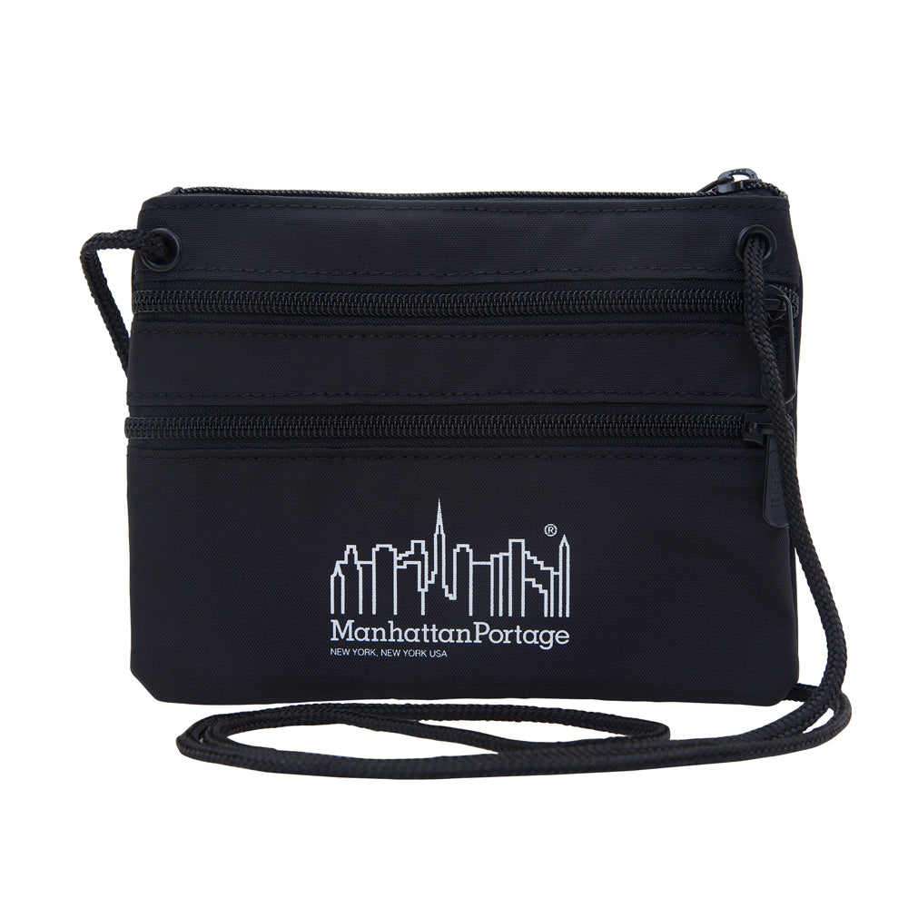 Triple Zipper Pouch Black - Manhattan Portage