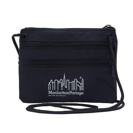 Triple Zipper Pouch Black - Manhattan Portage