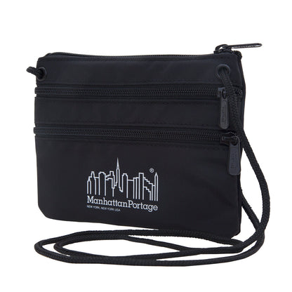 Triple Zipper Pouch Black - Manhattan Portage