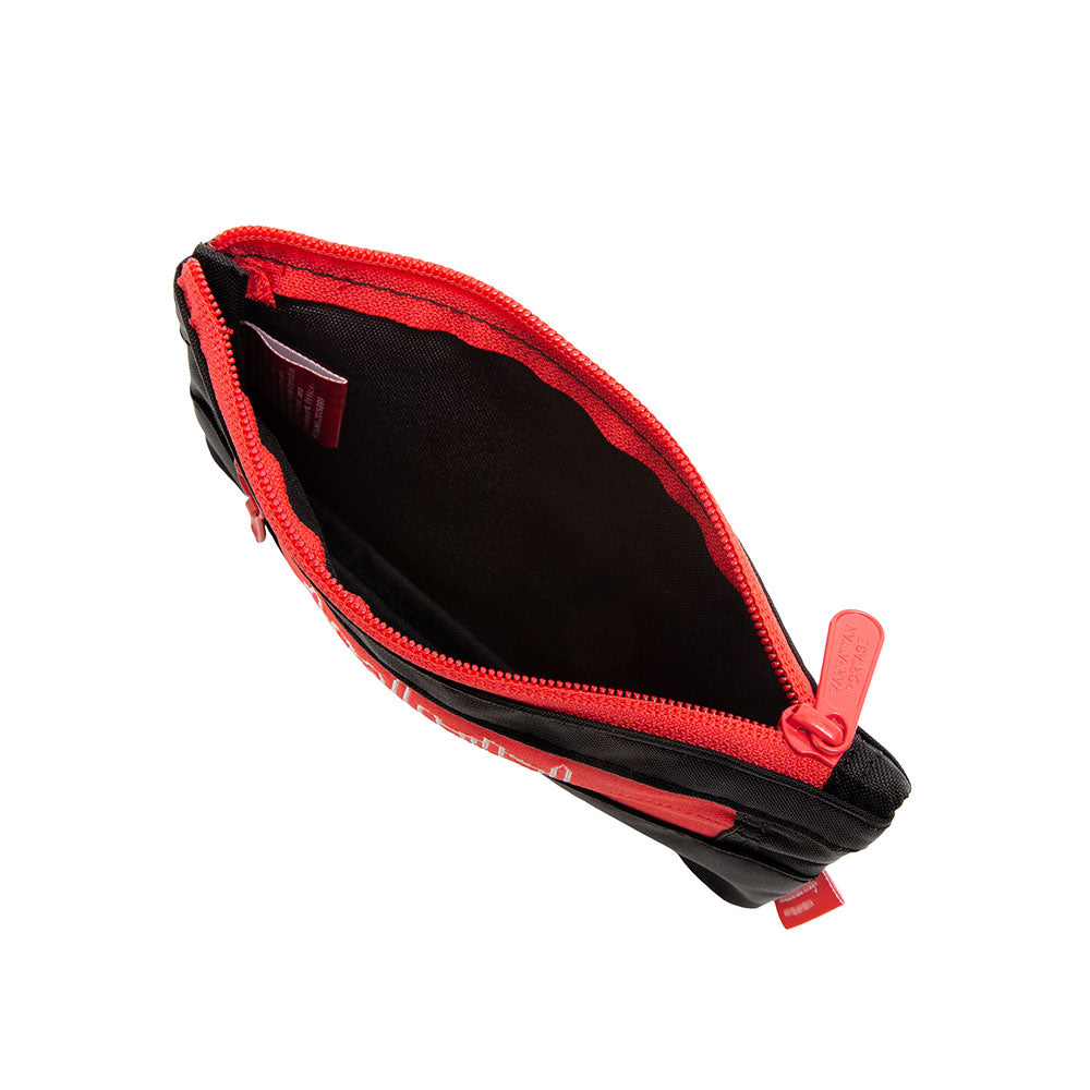 Skyline Double Zipper Pouch BLK/RED - Manhattan Portage