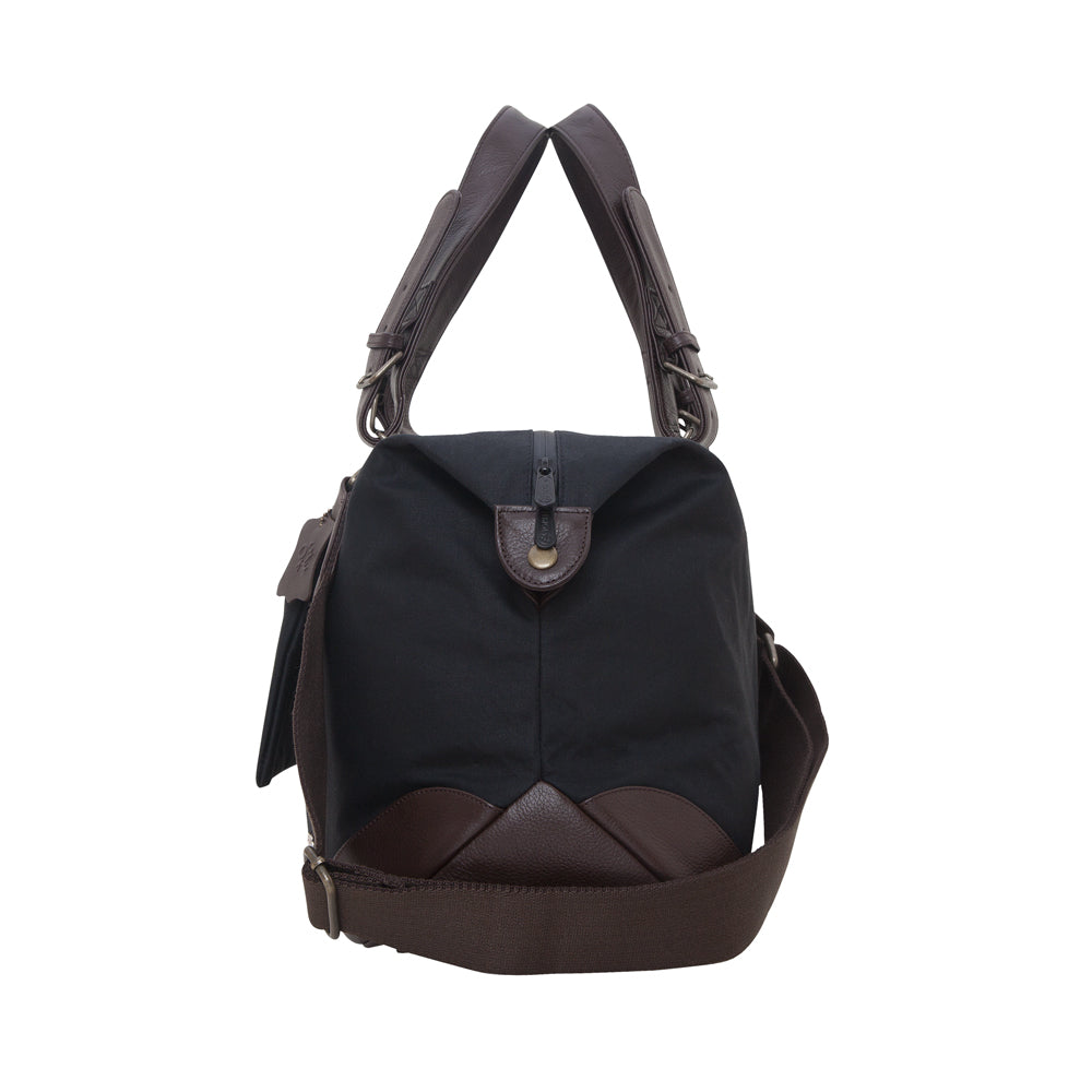 Lafayette Waxed Duffel Bag (M) Black - Manhattan Portage