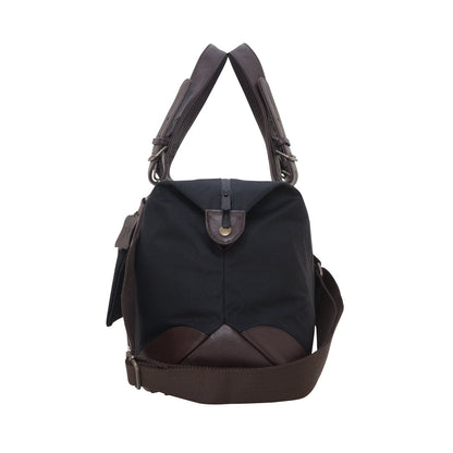 Lafayette Waxed Duffel Bag (M) Black - Manhattan Portage