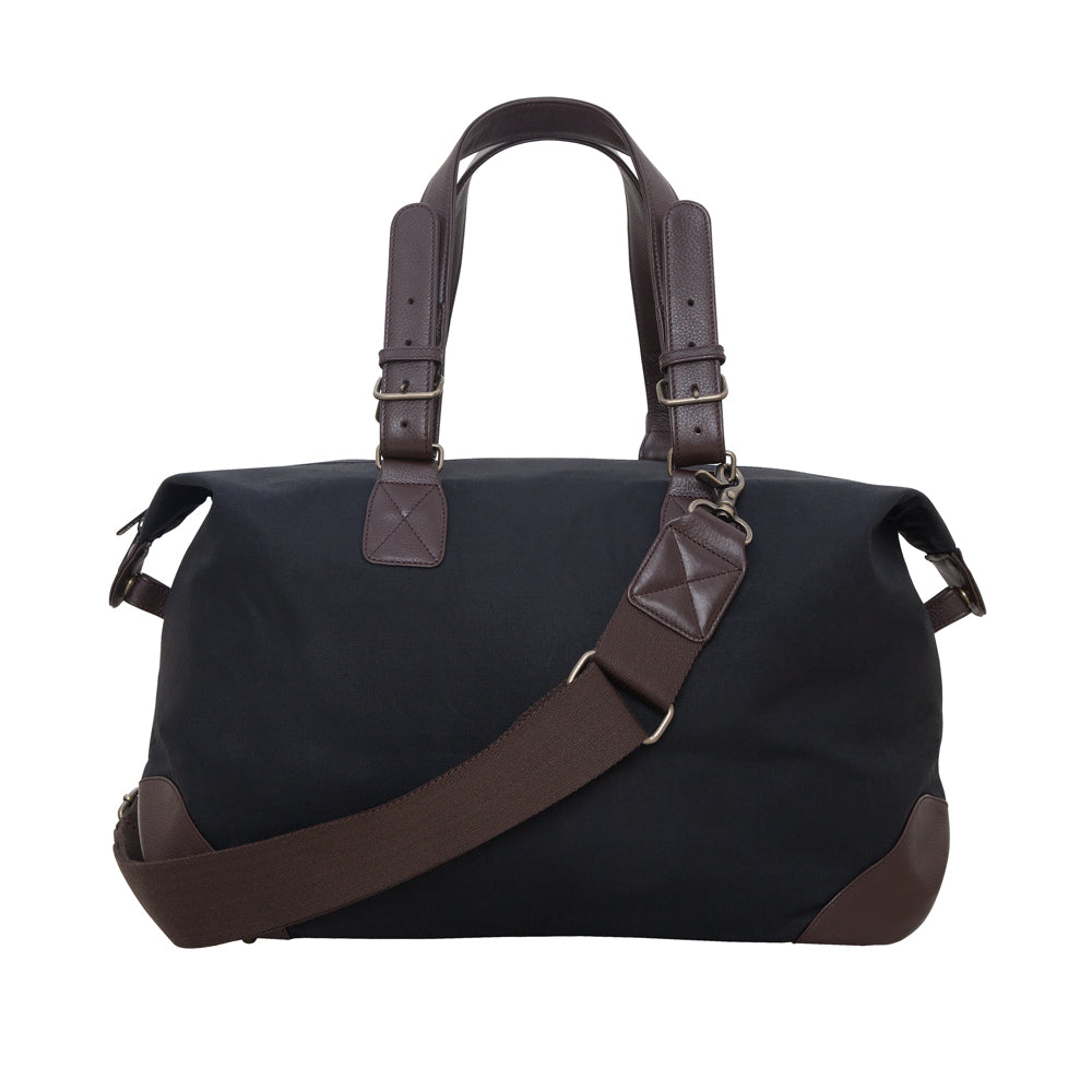 Lafayette Waxed Duffel Bag (M) Black - Manhattan Portage