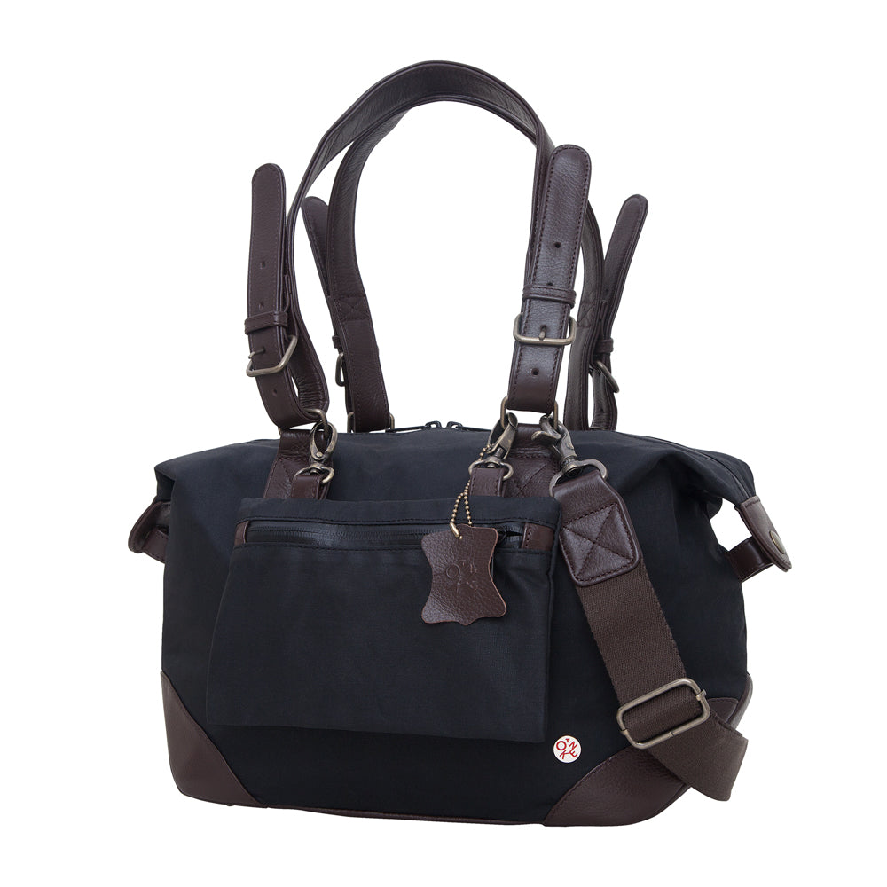 Lafayette Waxed Duffel Bag (XS) Black - Manhattan Portage