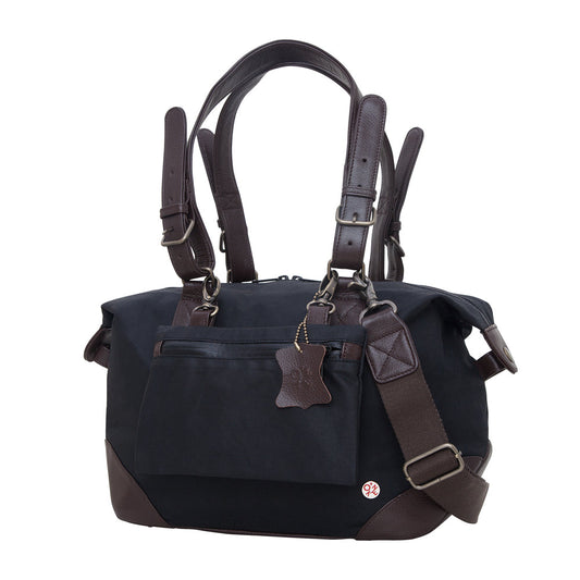 Lafayette Waxed Duffel Bag (XS) Black - Manhattan Portage