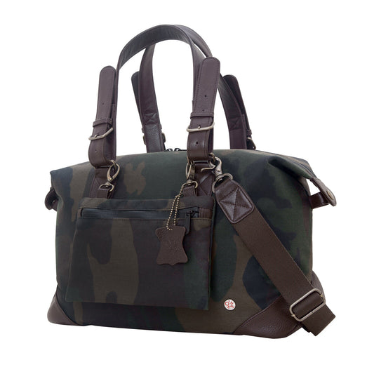 Lafayette Waxed Duffel Bag (S) Camouflage - Manhattan Portage