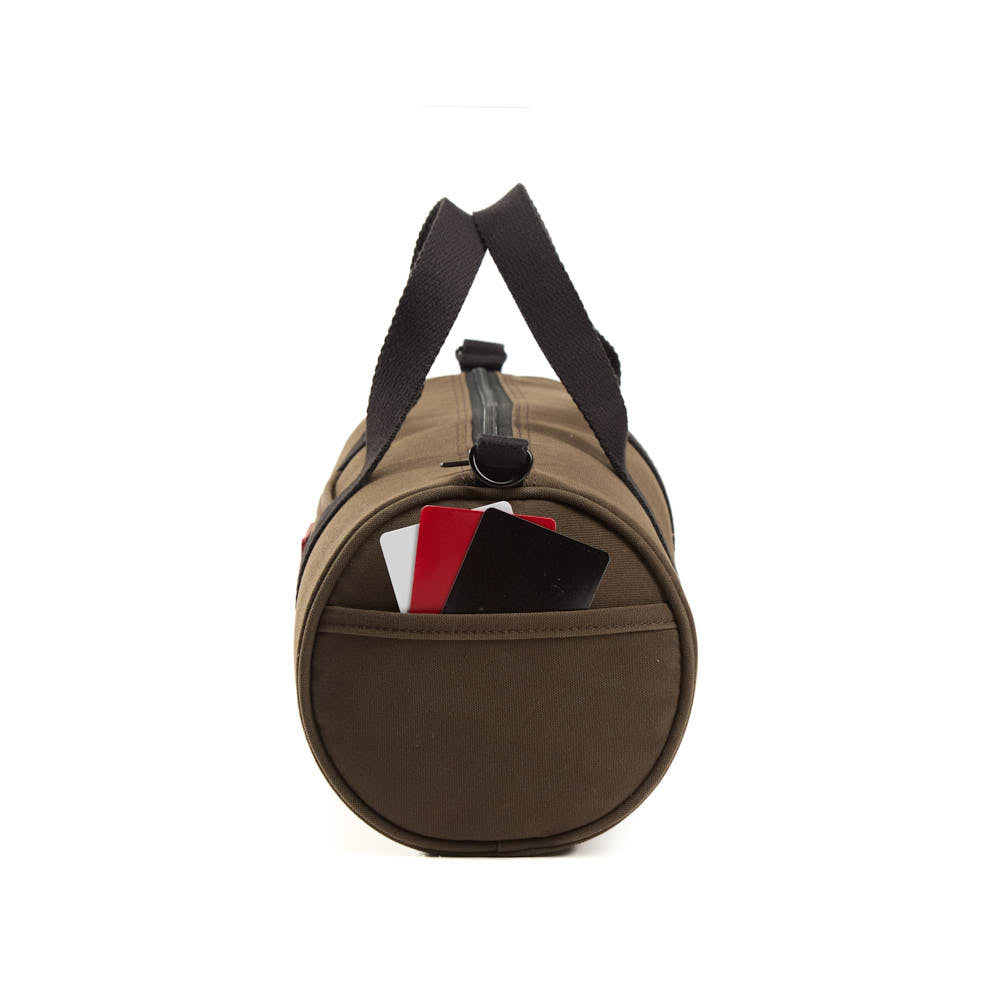 Waxed Nylon Chelsea Shoulder Bag (XSM) Dark Brown - Manhattan Portage