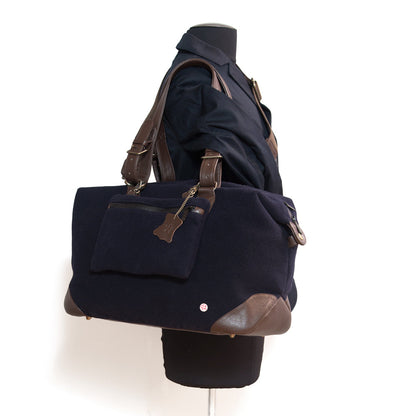 Lafayette Wool Duffel Bag (M) Navy - Manhattan Portage