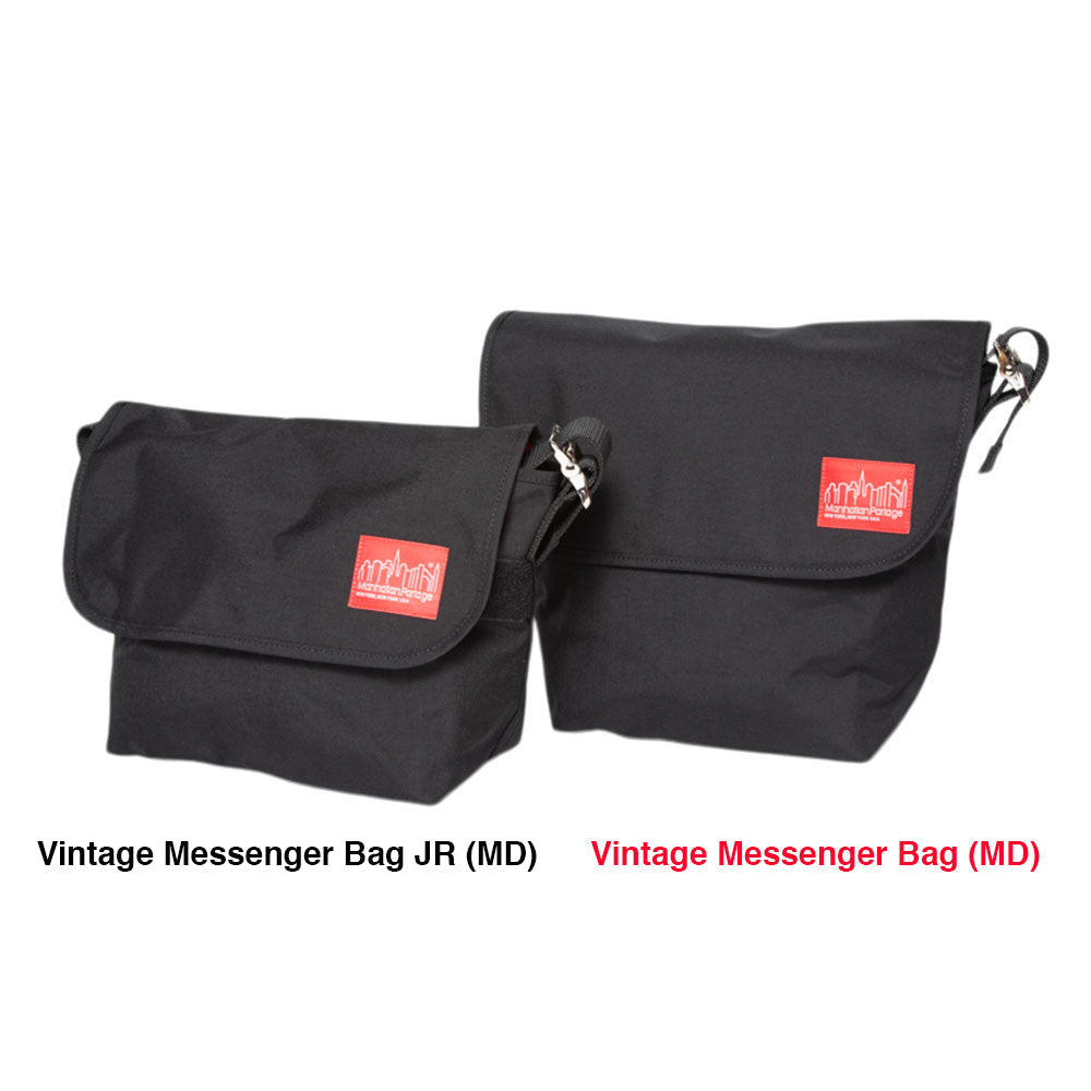 Vintage Messenger Bag (MD) Black - Manhattan Portage