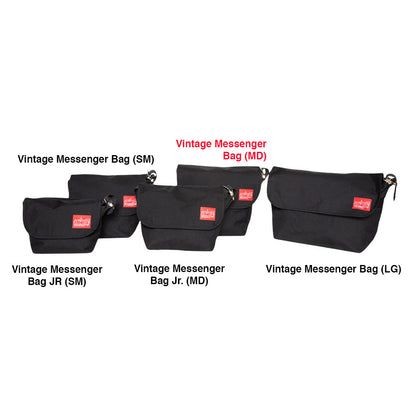 Vintage Messenger Bag (MD) Black - Manhattan Portage
