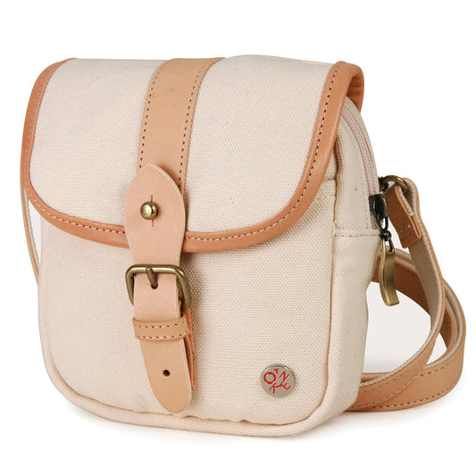 Ft. Greene Organic Shoulder Bag (S) Beige - Manhattan Portage