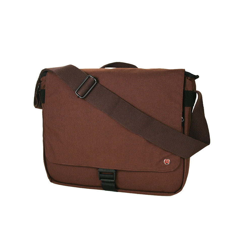 Jay Laptop Bag Dark Brown - Manhattan Portage