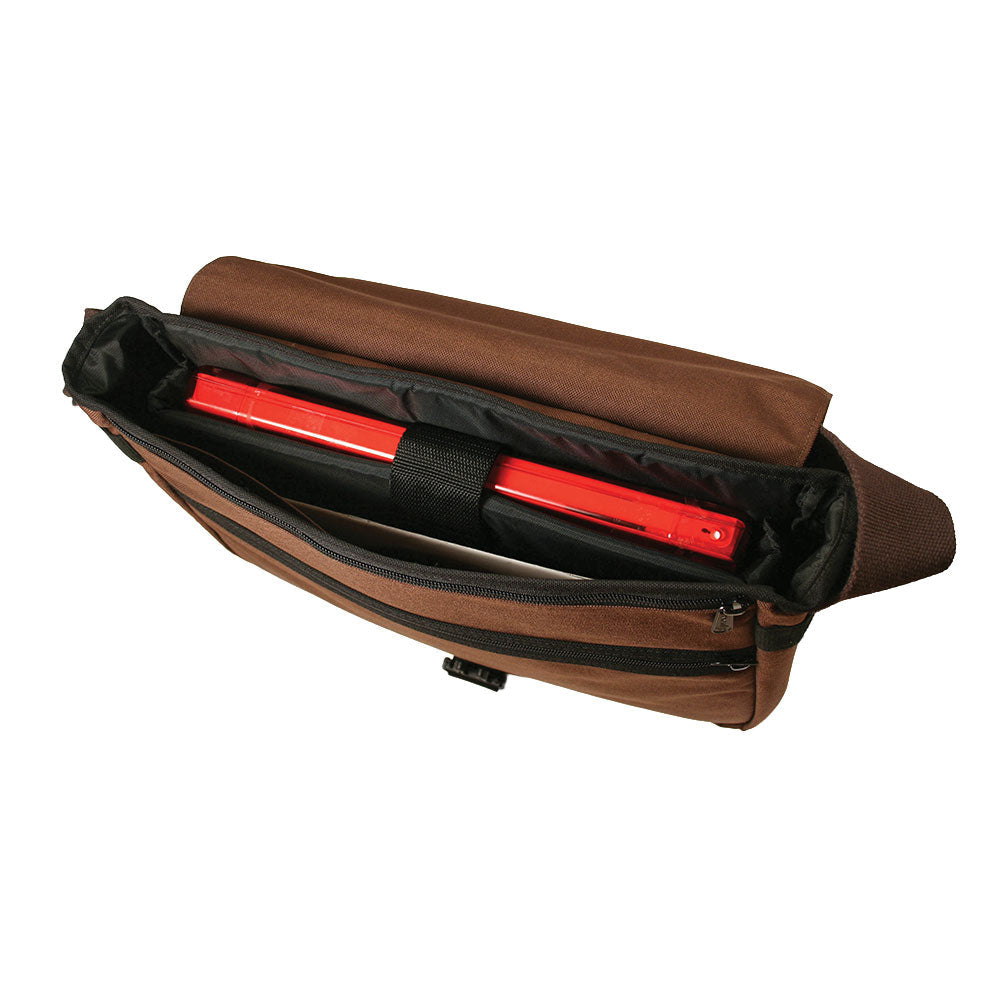 Jay Laptop Bag Dark Brown - Manhattan Portage